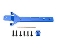 Compatible With Traxxas For Mini For Maxx 2S 1/16 RC Car Upgrade Parts Accessories Aluminum Alloy For Chassis Guard Plate RC Car Accessories(Blue)