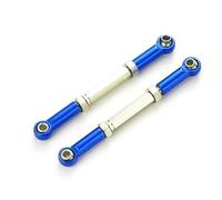 Compatible With Traxxas For Slash 4X4 1/16 RC Car Upgraded Part 2pcs Aluminum Alloy Steering Linkage Servo Link Pull Rod Set RC Car Linkage(Dark blue)