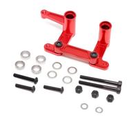 Compatible With Traxxas For Slash For Rustler For Bandit 2WD For VXL 1/10 RC Cars Upgrades Parts Metal Steering Bellcranks Drag Link Set RC Car Accessories(Red)