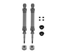 Compatible With Traxxas For Slash For Rustler For Stampede For Hoss For VXL 4X4 1/10 RC Car Parts Metal CVD Front And Rear Drive Shaft RC Spare Part(Grey,Rear)