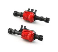 Compatible With Traxxas For TRX-4 1/10 RC Crawler Car Metal Front Rear Axle Shell Axle Housing Upgrade Parts Accessories RC Front Rear Axle(Black)