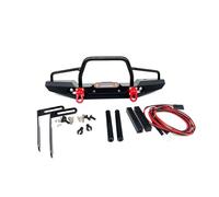Compatible With TRAXXAS For TRX-4 For Axial For SCX10 For SCX10-II 90046 1:10 RC Crawler Car Front Rear Anti-Collision Bumper With Light Rc Bumper(Front)