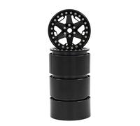 Compatible With Traxxas For TRX4 TRX6 For Axial SCX10 For Wraith RC Car 2. Beadlock Wheels 5 Spokes Rim 64x35mm For 1/10 Crawler RC Tyre Set