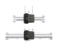 Compatible With Traxxas For TRX4M 1/18 RC Crawler Car Upgrades Parts 2Pcs Front And Rear Axle Housing With Brass Axle Cover RC Front Rear Axle