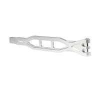 Compatible With TRX-4 1/10 RC Crawler Cars Upgrade Parts Modification Spare Metal Adjustable Battery Cover Holder Mounting Plate RC Car Accessories(Silver)