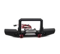 Compatible With TRX-4 For Axial For SCX10 1/10 RC Crawler Upgrade Parts Metal Front Rear Bumper With Light Rc Bumper(Front)