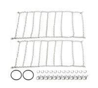 Compatible With TRX-4 For Axial For SCX10 90046 For Wraith 1/10 RC Car Upgrade Parts Metal Snow Chains For 1.9" / 2.2" Wheels Accessories