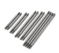 Compatible With TRX-6 1/10 RC Crawler Truck Car Upgrade Parts 12pcs Steel Chassis Link Rod Suspension Linkage Set RC Links Linkage RC Car Linkage