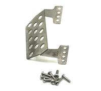 Compatible With TRX4 1/10 RC Crawler Car Upgrade Parts Stainless Steel For Chassis Armor Axle Protector Skid Bumper Battery Plate RC Spare Part(Rear Protector)