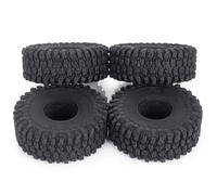 Compatible With TRX4-M For Bronco For Defender 1/18 RC Crawler Car Parts 4Pcs 64x24mm/65x20mm Soft Rubber Tyre Wheel Tires Rc car tires wheels rims
