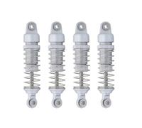 Compatible With Trx4m 1/18 Remote Control Car Upgrade Parts Replacement Accessories 4pcs Aluminum Alloy Front Shock Absorber Rc car shock absorber(Silver)