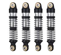 Compatible With TRX4M For Defender K10 F150 1/18 RC Crawler Car Upgrade Parts 4PCS Aluminum Shocks Absorbers Damper Rc Shock Absorber(Black)