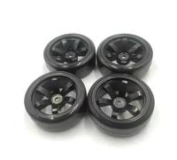 Compatible With Trxs For HSP For Tamiya For HPI 144001 124018 124019 A959-B RC Drift On-road Car Parts 4Pcs Hard Plastic Tire Rims Rc car wheels rims tires(Black)