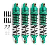 Compatible With Trxs For LaTrax For Teton For Desert 1/18 RC Truck Car Upgrade Parts 4Pcs Metal Front And Rear Shock Absorber Damper RC Car Shocks Absorber(Green)