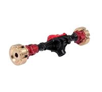 Compatible With Trxs For TRX-4 1/10 RC Crawler Car DIY RC Accessories Metal Front Rear Bridge Axle Shaft Upgrade Parts RC Front Rear Axle(Rear)