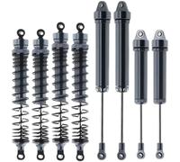 Compatible With Trxs For UDR 8460 8450 For Trxs For Unlimited For Desert For Racer 1/7 RC Car 8 Pcs Metal Front Rear Shock Absorber Rc Shock Absorber(Grey)