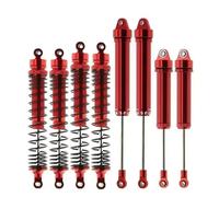 Compatible With Trxs For UDR 8460 8450 For Trxs For Unlimited For Desert For Racer 1/7 RC Car 8 Pcs Metal Front Rear Shock Absorber Rc Shock Absorber(Red)