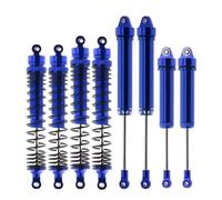 Compatible With Trxs For Unlimited For Desert For Racer 1/7 RC Car Parts 8 Pcs Metal Front Rear Shock Absorber 8460 8450 RC Car Shocks Absorber(Blue)
