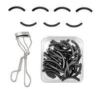 Compatible with Tweezerman Eyelash Curler Refills,28 Pack Silicone Eye Lash Curlers Refill Pads Compatible with Tweezerman Eyelash Curler,Black.