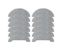 Compatible With Ultenic D5s Pro Robot Vacuum Cleaner Main Brush Side Brush Hepa Filter Mop Cloths Rag Replacement Spare Parts Accessories(12 Mop Cloths)