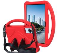 Compatible with Umidigi G7 Tab Pro 11" (2024) Case for Kids - Durable Lightweight EVA Shockproof Protective Handle Stand Cover (Red)