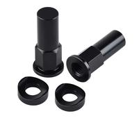 Compatible With Universal 8x1.25mm Motorcycle Tire Clamp Screw Rim Lock Nut Spacer Kit Motorbike Motorbike Fasteners Screws