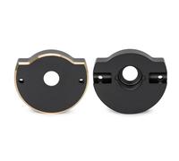 Compatible With Vanquish H10 Optic For Rock Crawler 1/10 Rc Car Parts CNC Machined Black Brass Steering Rear Axle Tube Cap Weights RC Accessories(Rear Axle Tube Cap)