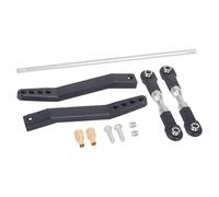 Compatible With Vanquish VS4-10 For Phoenix For LCG 1/10 RC Crawler Upgrade Parts Aluminum Sway Bar Anti-Tilt Link Rod RC Car Linkage(Black)
