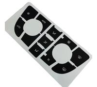 Compatible with Vauxhall for Holden Radio Button Sticker Repair Decals Dashboard Fixing Climate Control CD MP3 Panel Accessory Car Center Console Trim