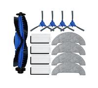 Compatible With Venga VG RVC 3000 3001 Robot Vacuum Clenaer Replacement Spare Parts Accessories Main Side Brush Hepa Filter Mop Rag Wipe (Color : Set 12)