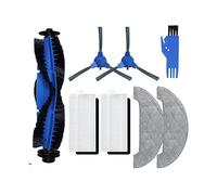 Compatible With Venga VG RVC 3000 3001 Robot Vacuum Clenaer Replacement Spare Parts Accessories Main Side Brush Hepa Filter Mop Rag Wipe (Color : Set 4)