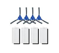 Compatible With Venga VG RVC 3000 3001 Robot Vacuum Clenaer Replacement Spare Parts Accessories Main Side Brush Hepa Filter Mop Rag Wipe (Color : Set 7)