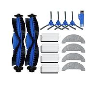 Compatible With Venga VG RVC 3000 3001 Robot Vacuum Clenaer Replacement Spare Parts Accessories Main Side Brush Hepa Filter Mop Rag Wipe (Color : Set 6)
