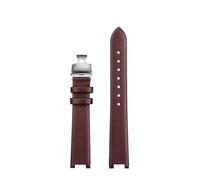 Compatible With VERSUS VERSACE VSP490118/VSPCD2217 | Women's Concave Watch Strap Cowhide Leather Watchband 16mm Notch 10mm Butterfly Buckle