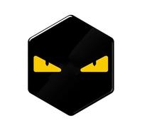 Compatible with Vespa for PK for PX 80 100 125 150 200 for T5 3D Resin Motorcycle Decal Emblem Sticker Accessories Motorbike Tank Protector(Yellow)