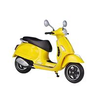 Compatible with Vespa GTS Super 2020 1:12 Die-cast Leisure Motorcycle Model Realistic Metal Scooter Replica Flexible Vehicle Sculpture Finished Piece Gift(Yellow)