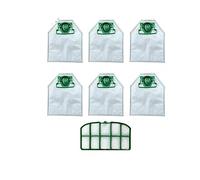 Compatible with VK200 FP200 Parts Compatible with Vorwerk Kobold Vacuum Cleaner Bag Replacement Filter 8 VK200 Bags+2 HEPA Filters+12 Fragrances (Color : 7PCS)