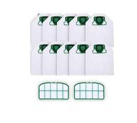 Compatible with VK200 FP200 Parts Compatible with Vorwerk Kobold Vacuum Cleaner Bag Replacement Filter 8 VK200 Bags+2 HEPA Filters+12 Fragrances (Color : 14PCS)