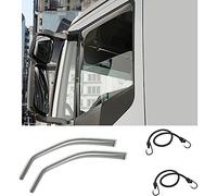 COMPATIBLE WITH VOLVO FH EURO6 2P 14 in poi (SOLO CUPOLINO) 15.027M PAIR OF AIR DEFLECTORS AND FARAD RAIN FOR TRUCKS-VANS-TRUCKS WIND DEFLECTOR RAIN COVER FOR WINDOW