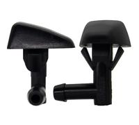 Compatible With Volvo For S60 For V70 XC70 2Pcs Windshield Wiper Jet Washer Nozzle Windscreen Washer Wipers Parts Vehicle Fan Shaped Water Spray Wiper Washer Sprayer