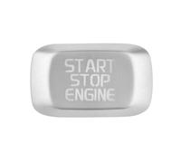 Compatible With Volvo For V40 V60 S60 XC60 S80 V50 V70 Car Interior Engine Start Stop Switch Button Replacement Cover Stop Swtich Key Interior Accessories(Silver)