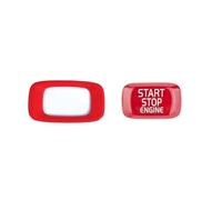 Compatible With Volvo For V40 V60 S60 XC60 S80 V50 V70 XC70 Car Engine Start Stop Swtich Button Replace Cover Decor Frame Interior Accessories(Red)