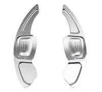 Compatible With VW For Amarok For Passat For Tiguan For MK2 Car Steering Wheel Paddle Shifter Shift Paddle Extension Gear For Fit Paddle Shifter Extensions(White)