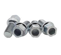 Compatible With VW For Bora 1998-2005 Wheel And Bearing Mounting Bolt Replacement Tire Bolts Steel Tire Bolt Replacement OEM:WHT002437 Studs wheel Lug bolts
