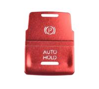 Compatible With VW For Golf 7.5 MK7 2015-2019 Car Handbrake Hold Button Sticker Blue Red Silver Cover Parts Repair Kit(Red)