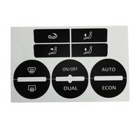 Compatible with VW for Golf for Mk5 2004 2005 2006 2007 2008 Accessories Car Center Console AC Climate Control Button Worn Repair Kit Decals Stickers Car Button Stickers