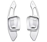 Compatible with Vw for Golf MK8 for GTI Automotive Aluminum Steering Wheel Paddle Shifters Gear Shift Shifter Extension Fitment Gear Shift Paddle(Silver)