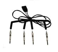 Compatible With VW For Jetta For Beetle For Golf Mk4 For TDI 1.9L L4 2002 2003 0250202022 Wire Glow Plug Wiring Harness Kit 038971220C Glow Plugs