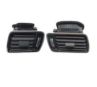 Compatible With VW For Passat For B6 For B7 2006 2007 2008 2009 2010 2011 Chrome Piano Paint Dashboard Air Conditioning Outlet Vent Vent nozzle grille(Piano Black L and R)