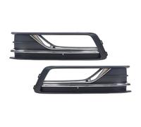 Compatible With Vw For Passat For Nms 2016 2017 2018 Front Bumper Fog Light Grille Grill Cover Light Cover 56D853665C 56D853666C Fog Lamp Grill(1 Pair)